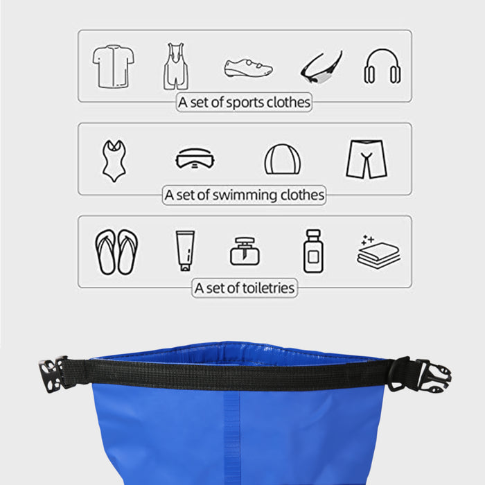 Waterproof Dry Bag Heavy Durable Beach Backpack 10L | SUPZOOM