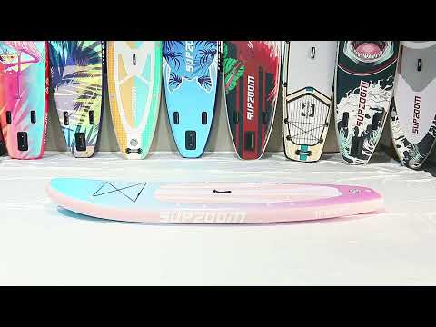 light blue inflatable paddle board-Unboxing