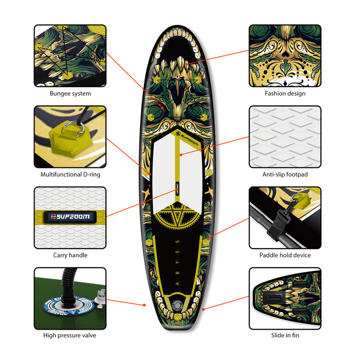 10'6" Abyss all round Inflatable stand up paddle board｜Supzoom