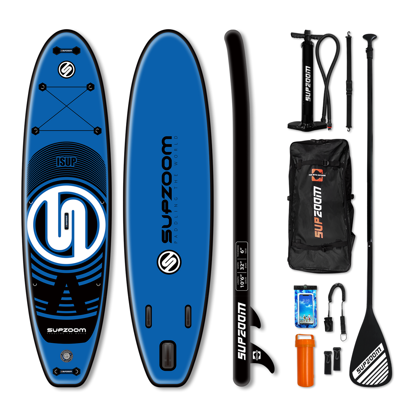 10'6" all round blue marina inflatable paddle board｜Supzoom