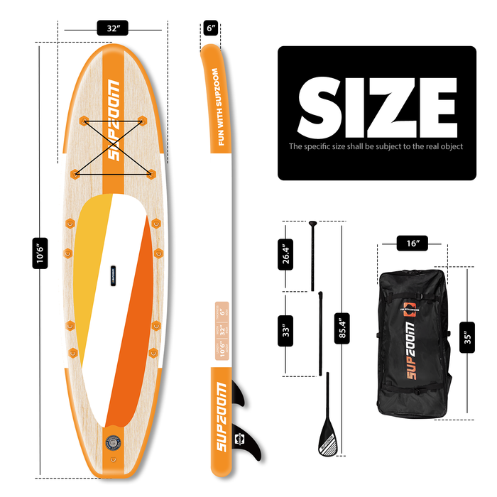 supzoom_all_round_Oranger_Stripe_106_stand_up_paddle_board_parameters