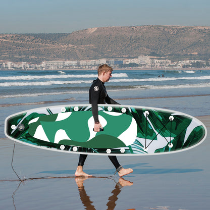 10'6" All Round Tropical Leaves Inflatable Paddle Board｜Supzoom