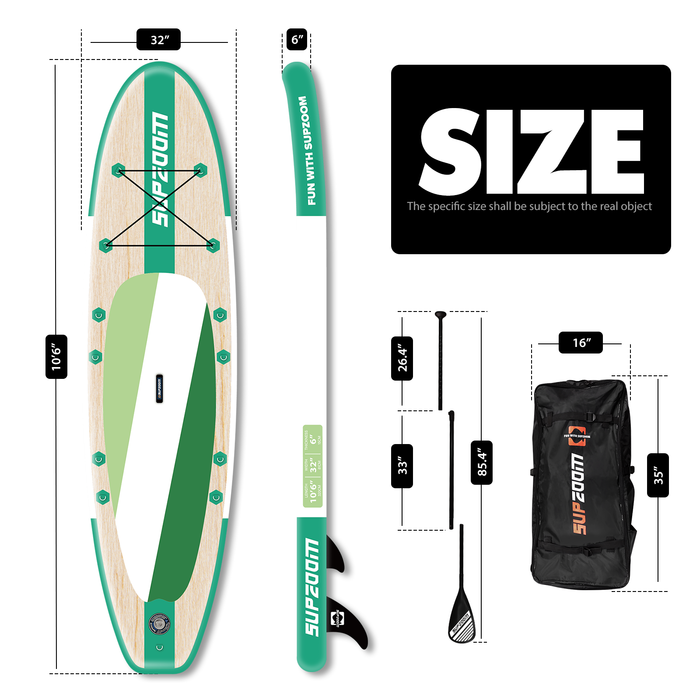 supzoom_all_round_green_Stripe_106_stand_up_paddle_board_parameters